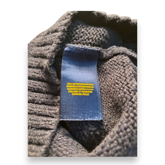 Ralph Lauren POLO Toddler USA American Flag Knit Quarter Zip Retro Sweater 2 2T - Picture 8 of 11